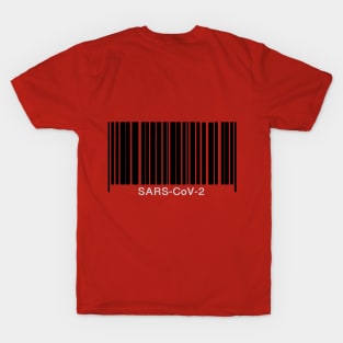 Coronavirus, quarantine, social distance barcode T-Shirt